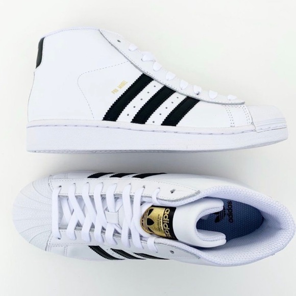 EXCELLENT CONDITION Adidas Pro-model leather high tops - Picture 3 of 13